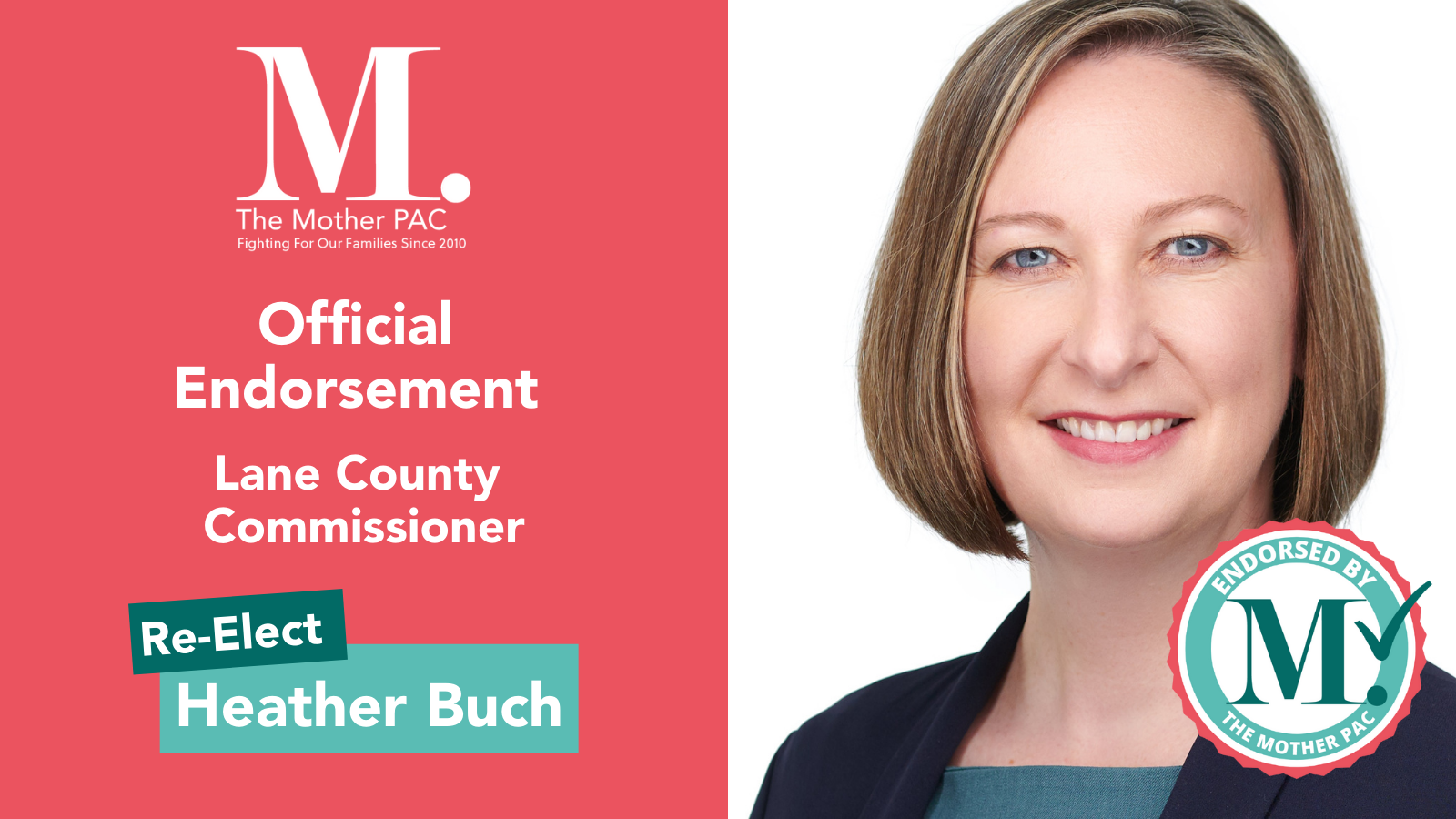 The Mother PAC endorses Heather Buch for re-election as Lane County ...